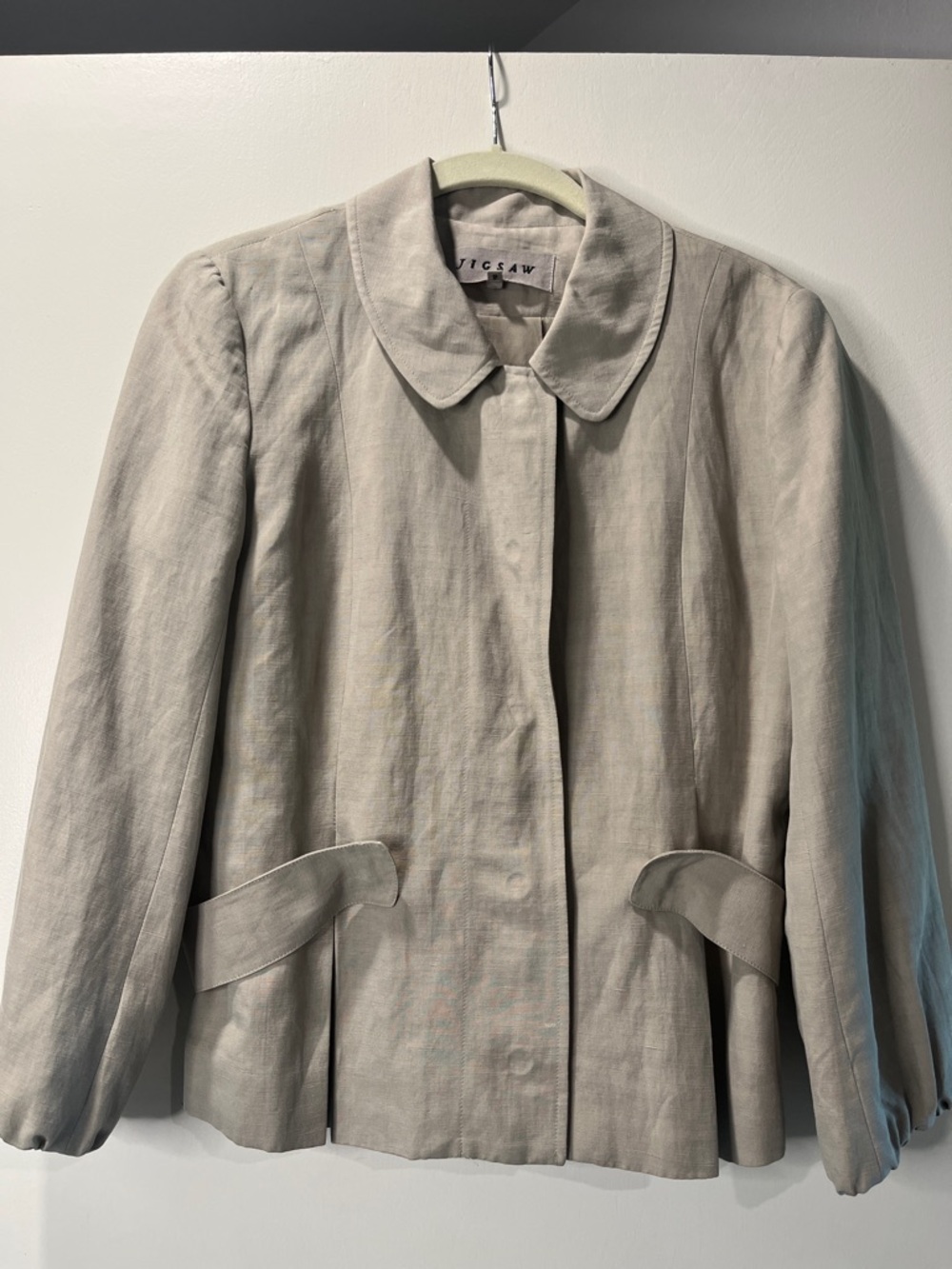 Jigsaw Silk and Hemp Blazer 10